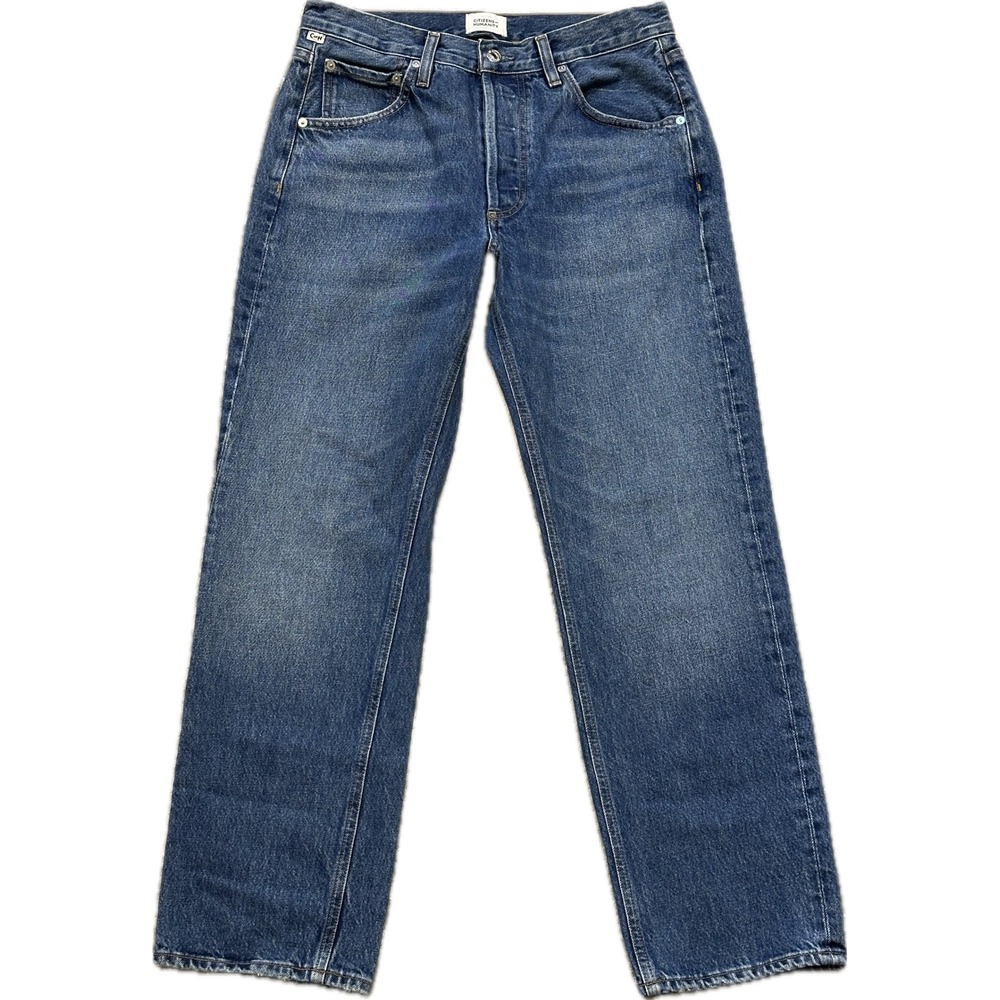 Citizens of Humanity Winslow Long Jeans 27 Blue Straight High Rise Vintage